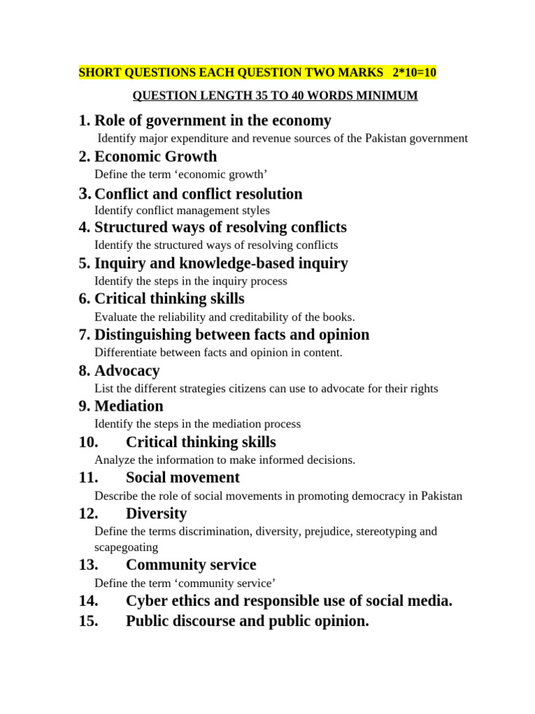 Civic Engagement & Social Issues | PDF