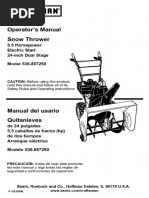 Yard Machine Snowblower Operator Manual | PDF | Nut (Hardware) | Screw