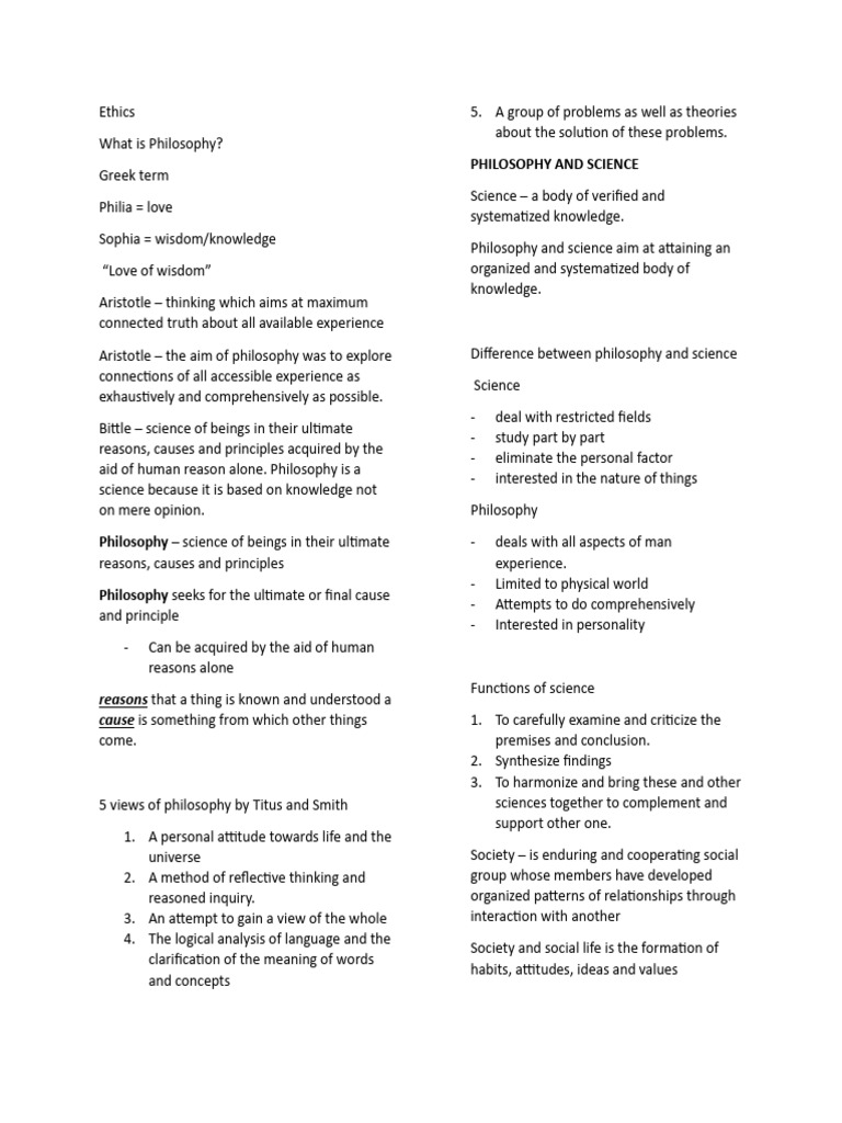 Ethics Reviewer Pdf Reason Plato