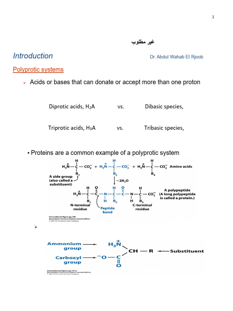 CH 9 Polyprotic Acid-Base Equilibria 2021-2022 CH 233 | PDF | Acid ...