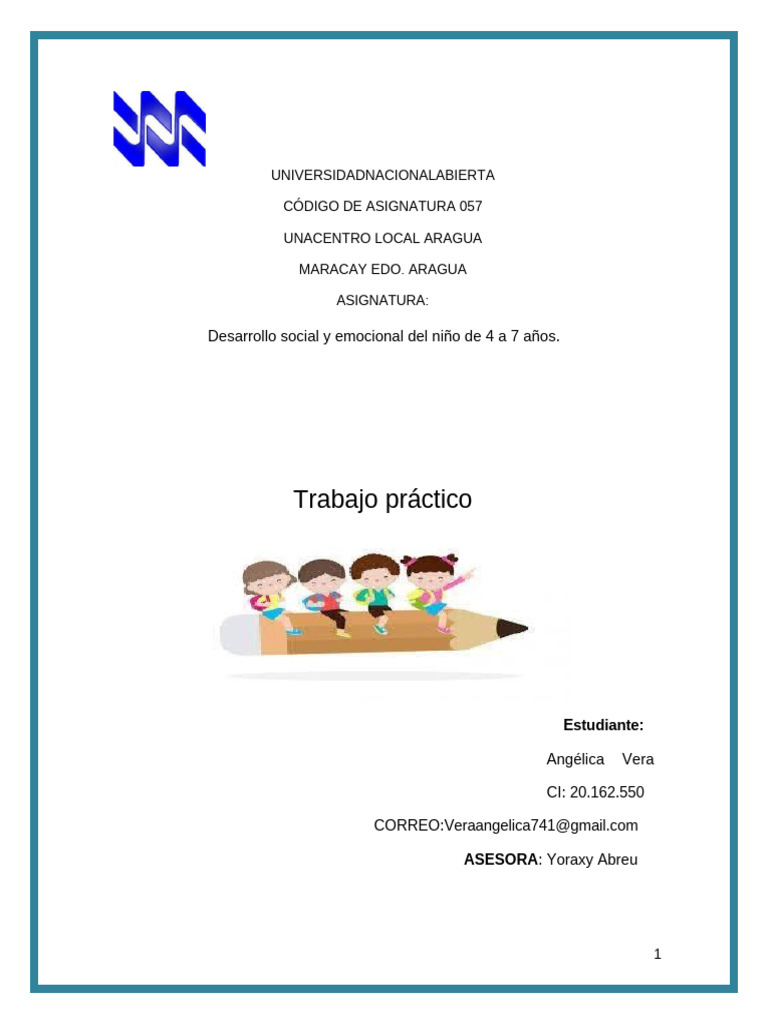 Desarrollo emocional infantil 4-7 años | PDF | Las emociones | Adultos