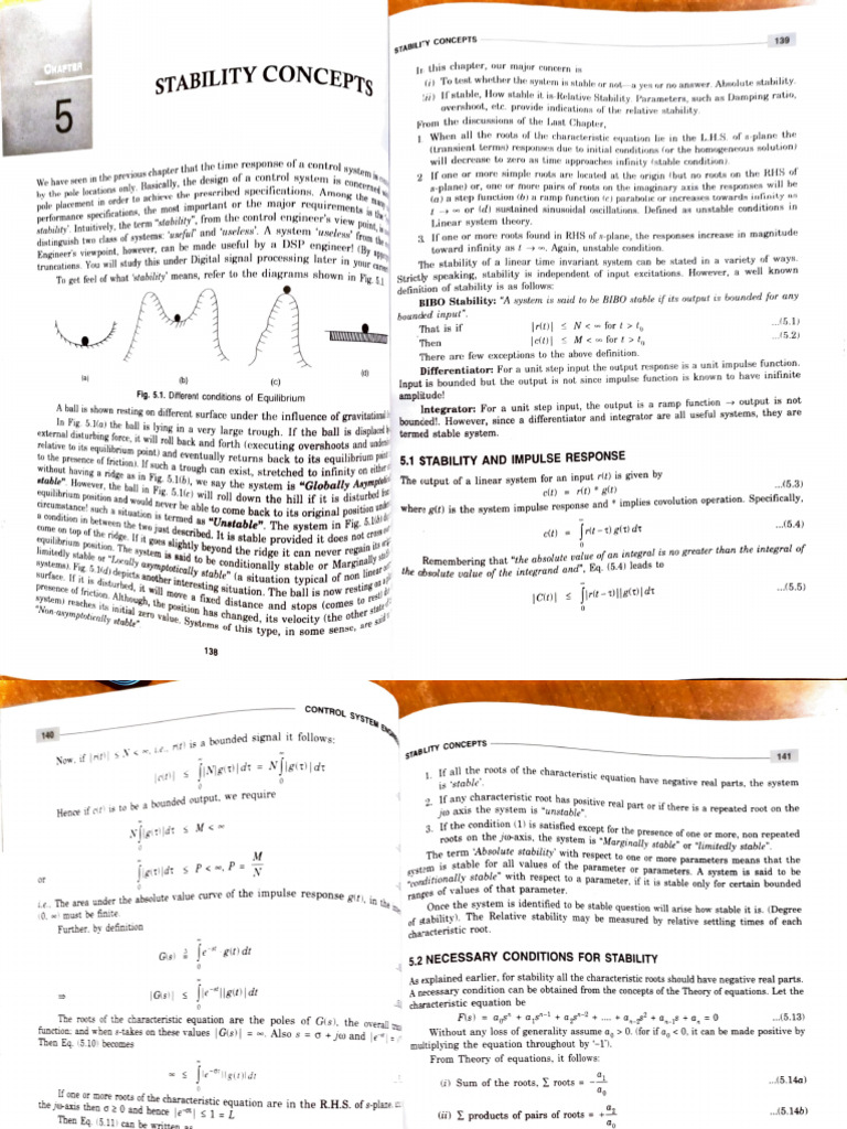 Stability Concepts in Control Systems | PDF | Mathematical Physics ...