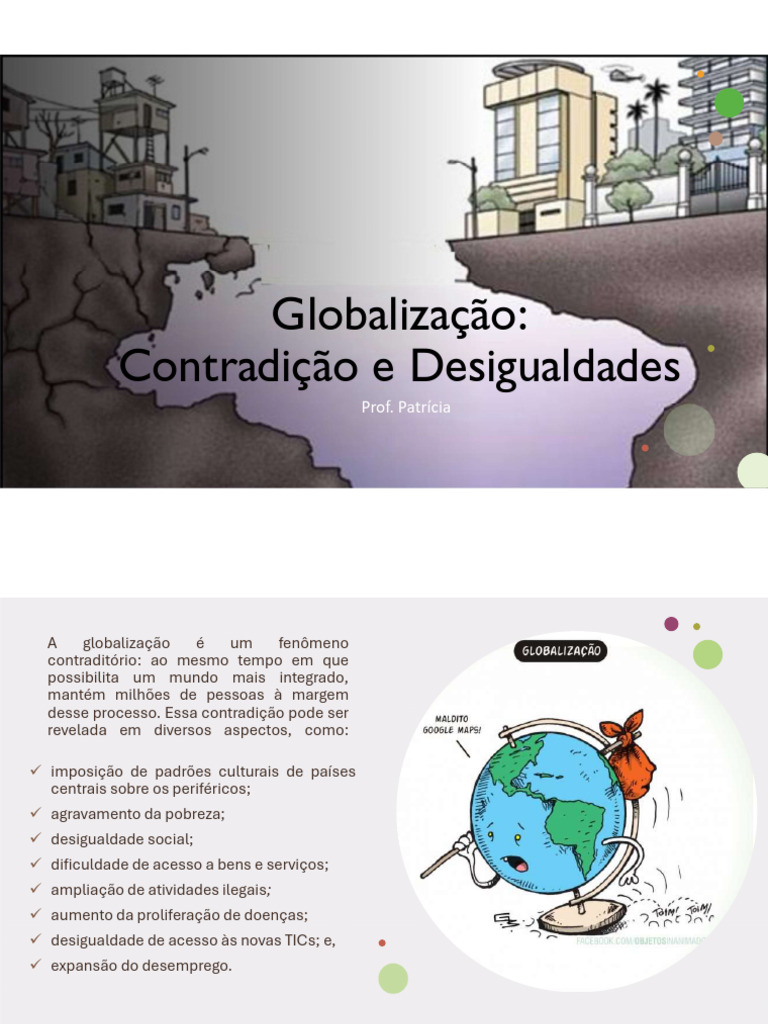 Globalização: Desigualdades e Pobreza | PDF | Desigualdade social ...
