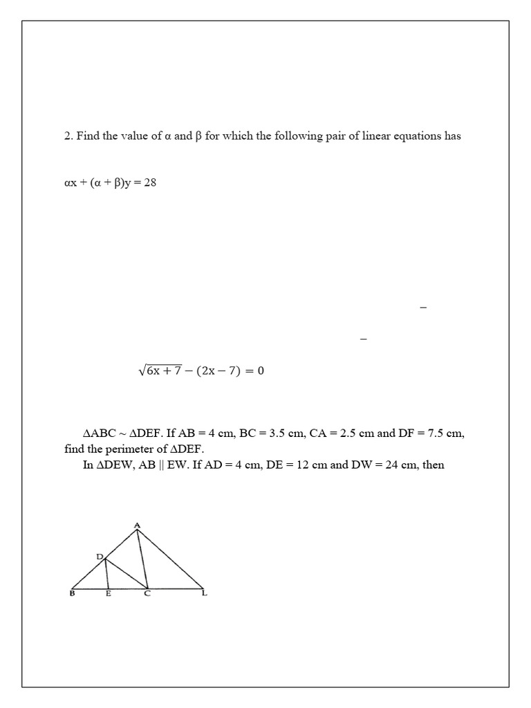 Grade 10 Math Revision Worksheet | PDF | Circle | Elementary Mathematics
