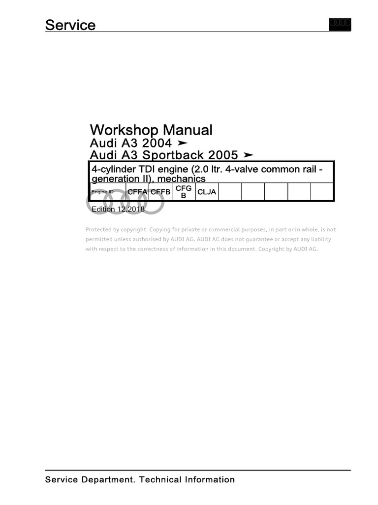 SM 62 | PDF | Audi | Internal Combustion Engine