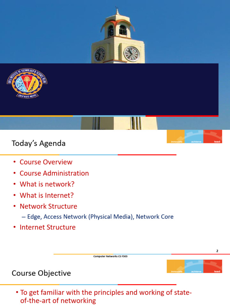 Computer Networks (CS F303) : Pilani | PDF | Computer Network | Router ...