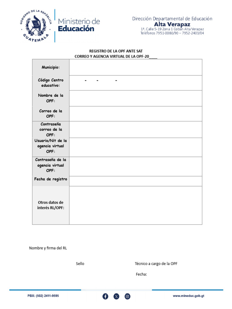 Agencia Virtual OPF | PDF