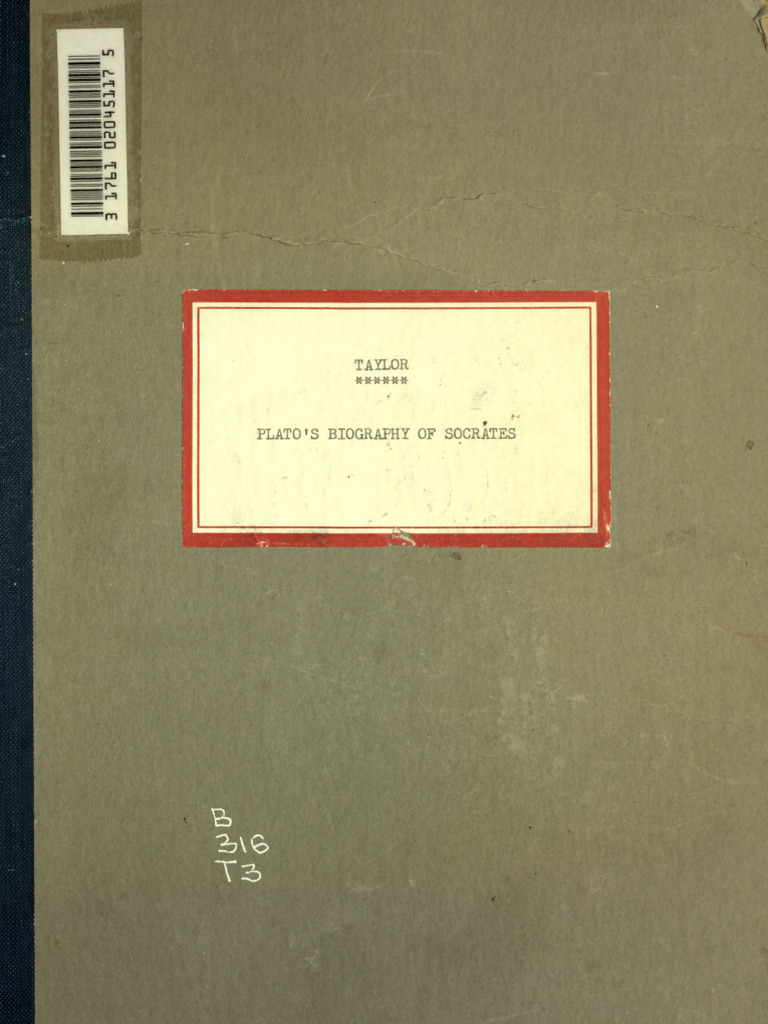 Plato's Socratic Biography Analysis | PDF | Socrates | Plato