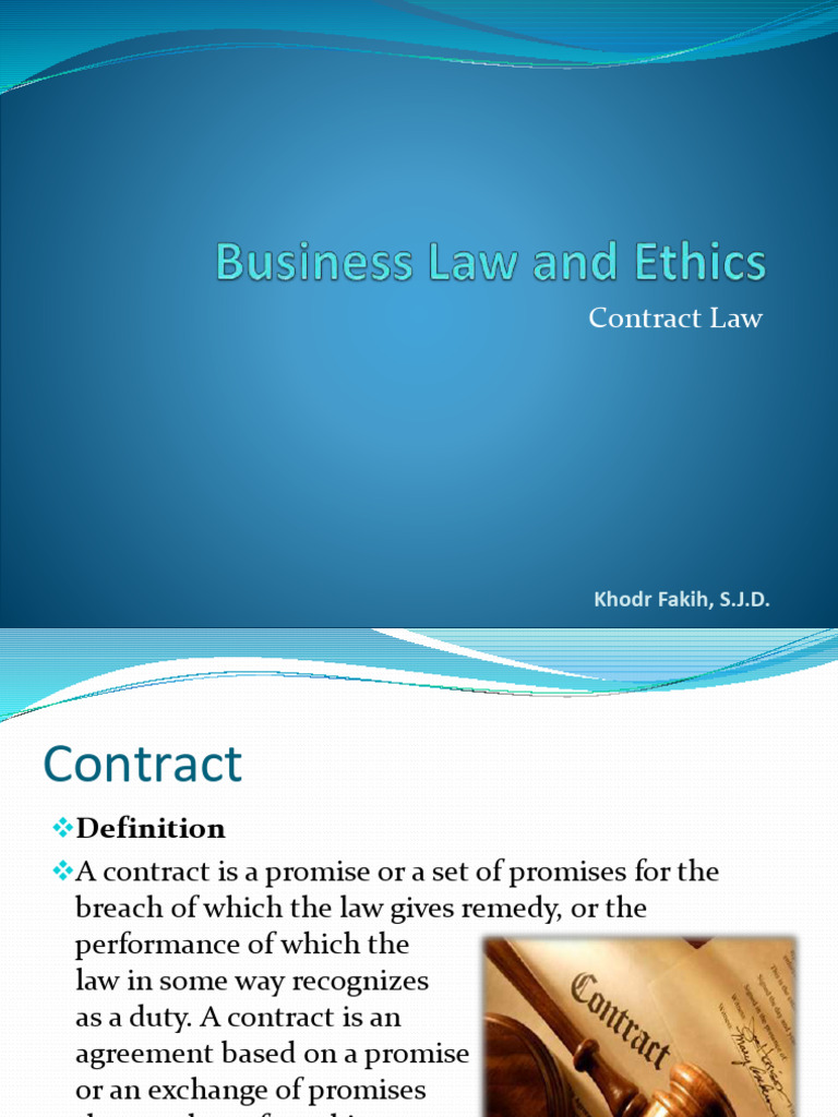 Understanding Contract Law Essentials Pdf Damages Offer And