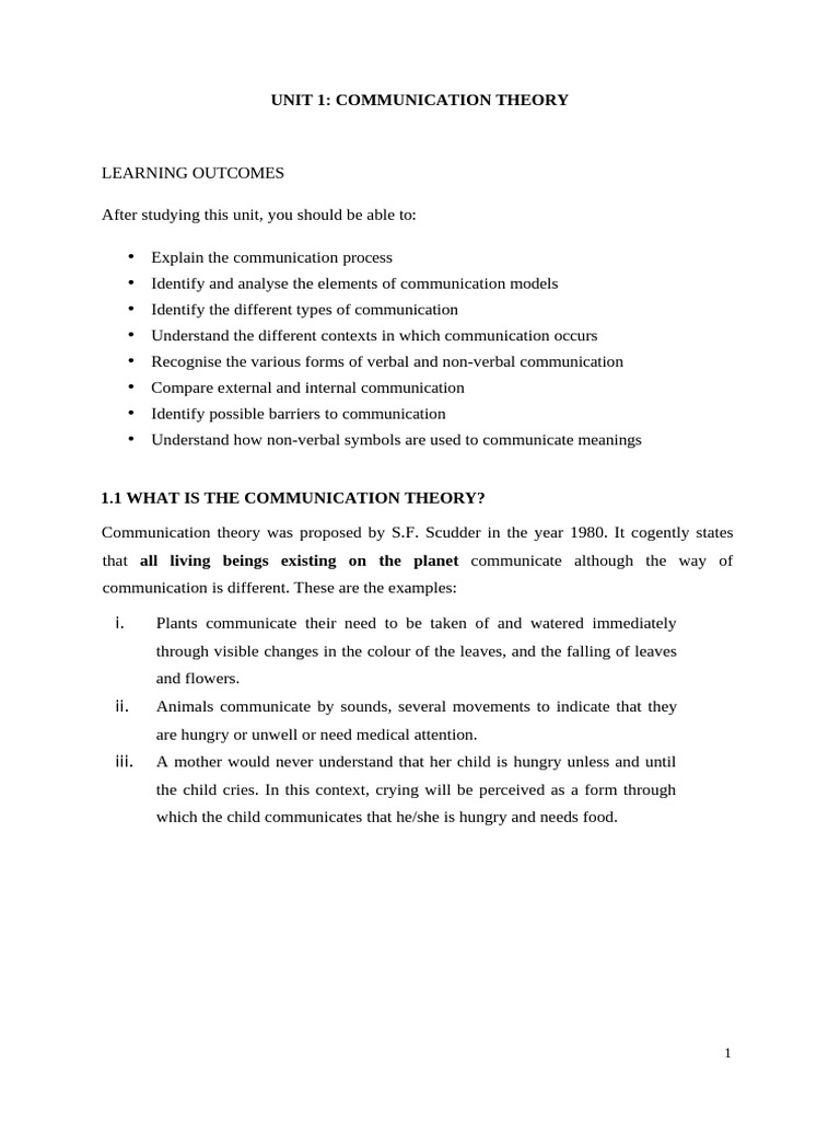 Understanding Communication Theory Basics | PDF | Communication ...