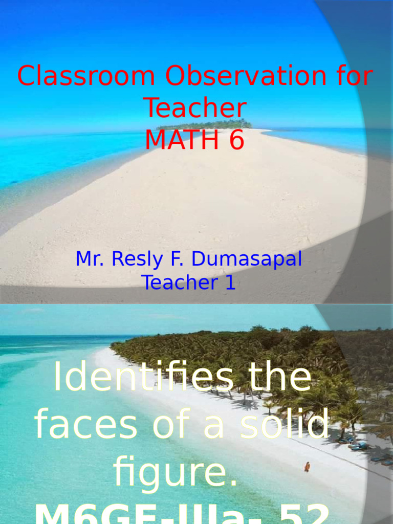 Solid Figures in Math 6 Class | PDF | Triangle | Vertex (Geometry)