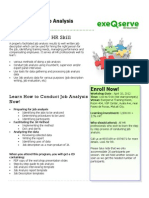 Job Analysis Workshop - April 10, 2012