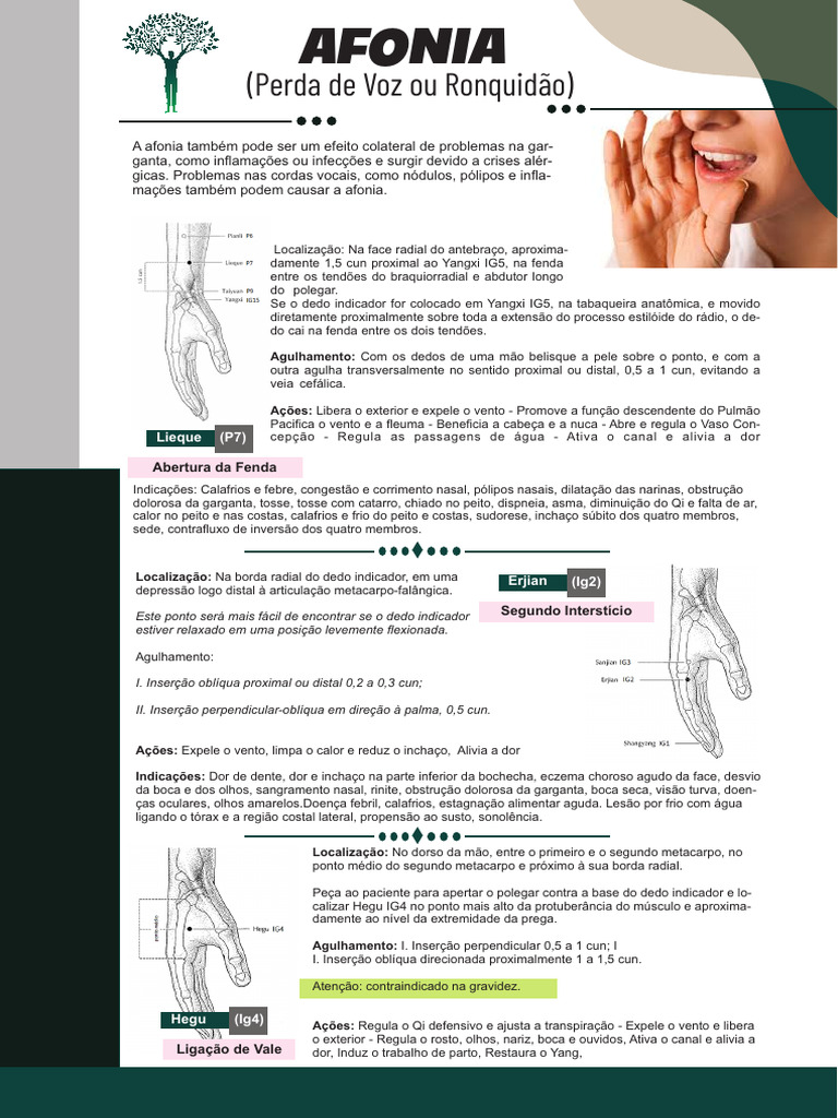 Causas e Tratamentos da Afonia | PDF | Laringe | Tireoide