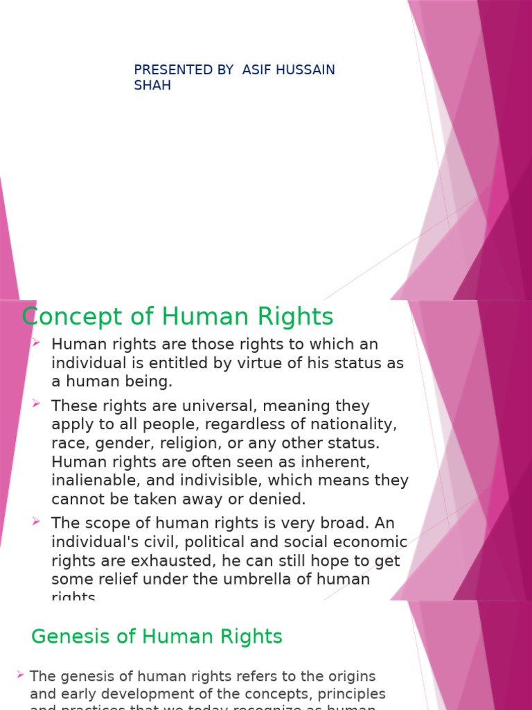 Presentation Human Rights | PDF | Human Rights | Rights