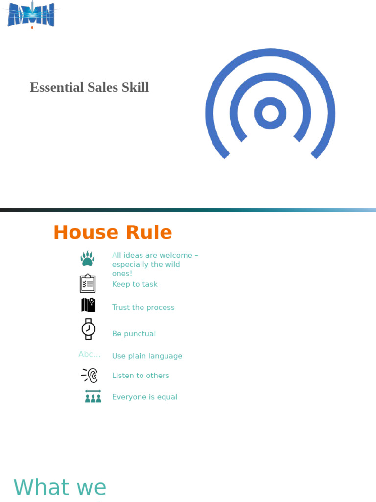Essential Communication Skills for Sales | PDF | Negotiation ...