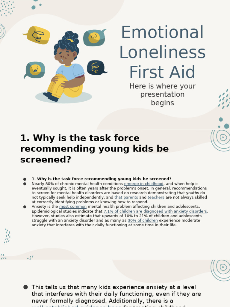 Screening for Childhood Anxiety Disorders | PDF | Mental Disorder | Anxiety