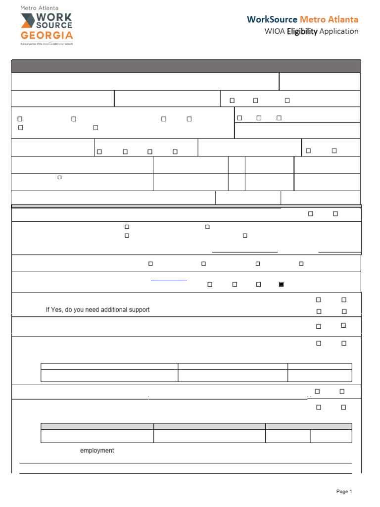 worksource-metro-atl-wioa-app-20210517 | PDF | Academic Degree | Diploma