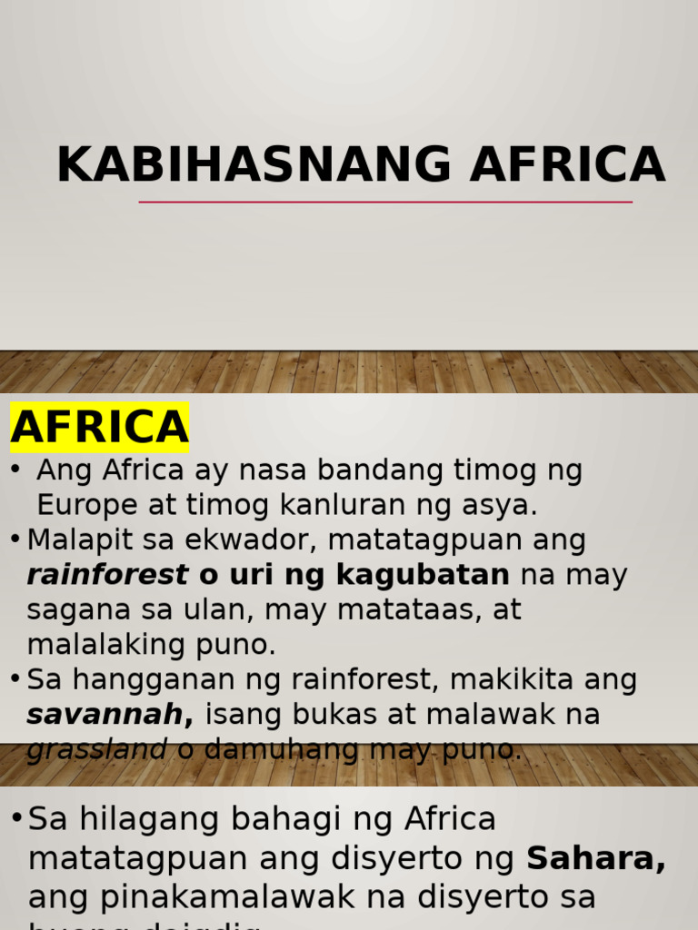  Kabihasnang Africa 