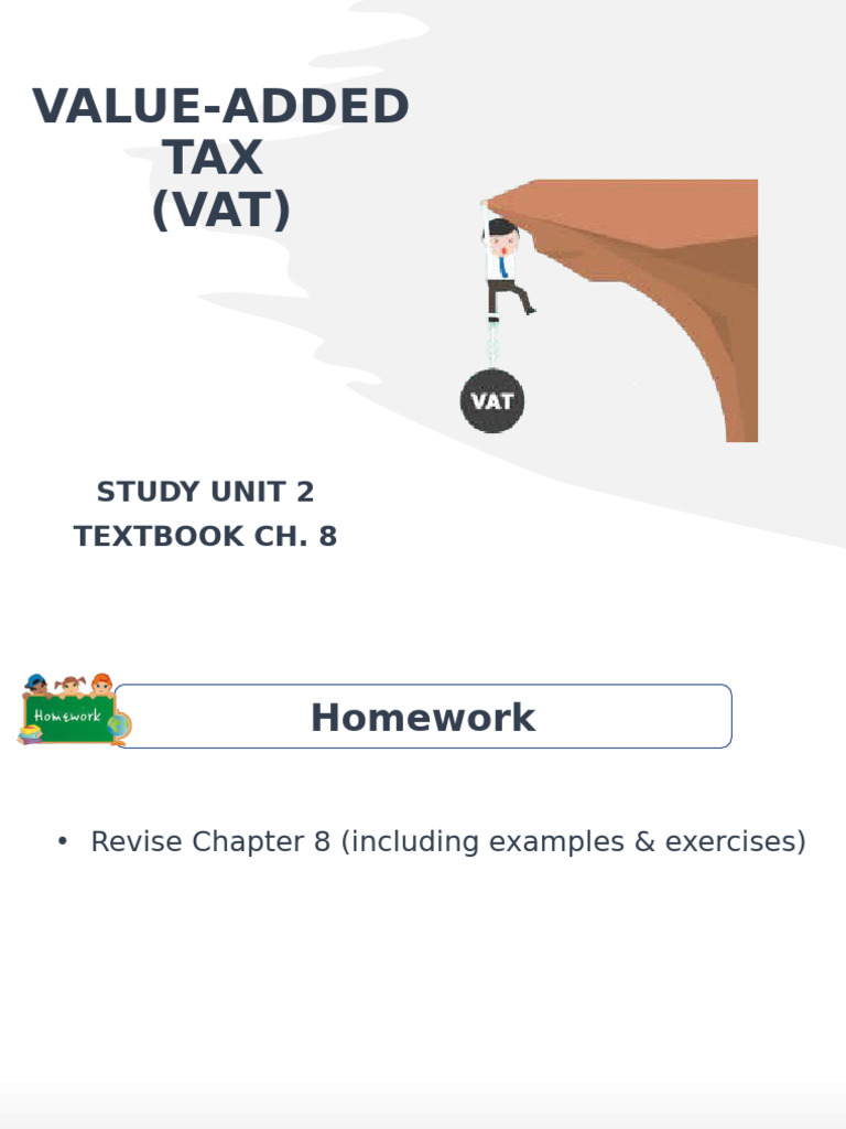 PowerPoint+Slides+-+VAT+ Chapter+8 (2) | PDF | Value Added Tax | Taxes