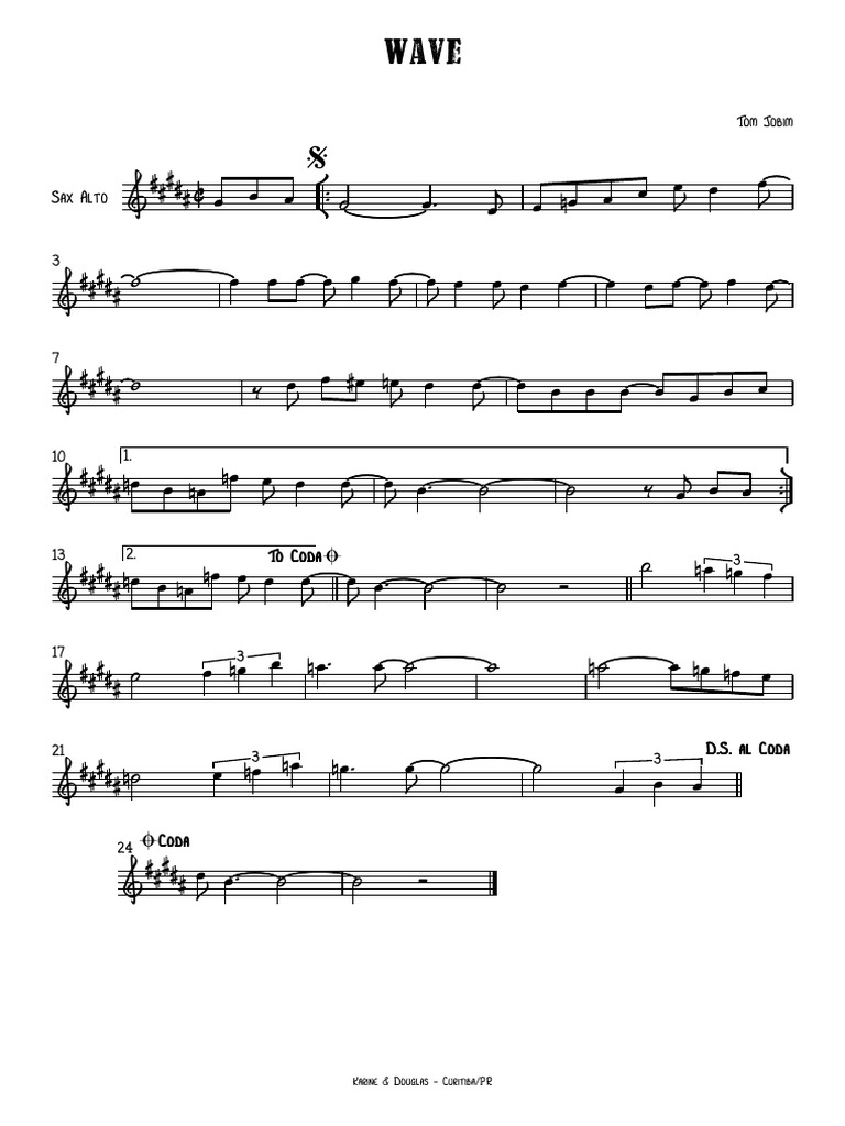 Wave Sax Alto | PDF