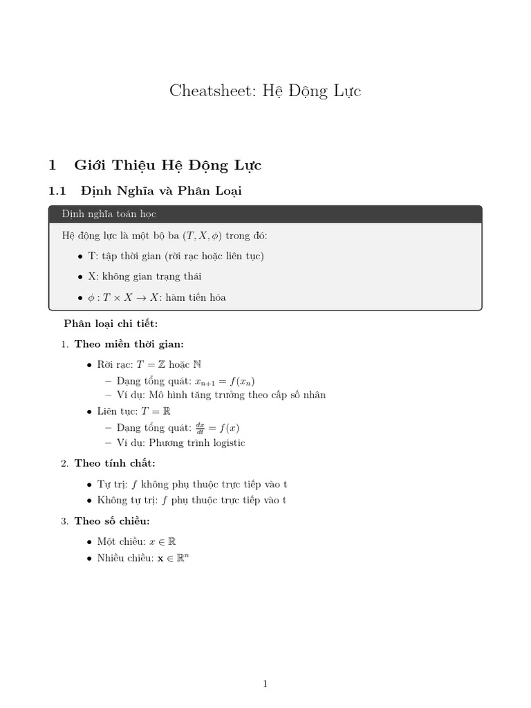 Dynamic System | PDF