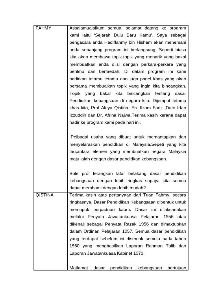 PB Dialog Ijam (Sej) | PDF