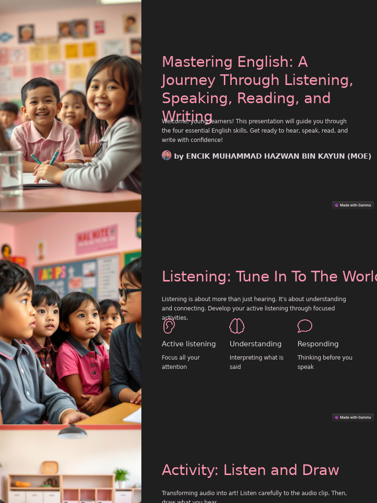 Master English Skills: Listening to Writing | PDF | Reading ...