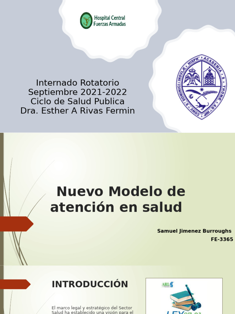 Nuevo Modelo de Atencion en Salud | PDF | Cuidado de la salud ...