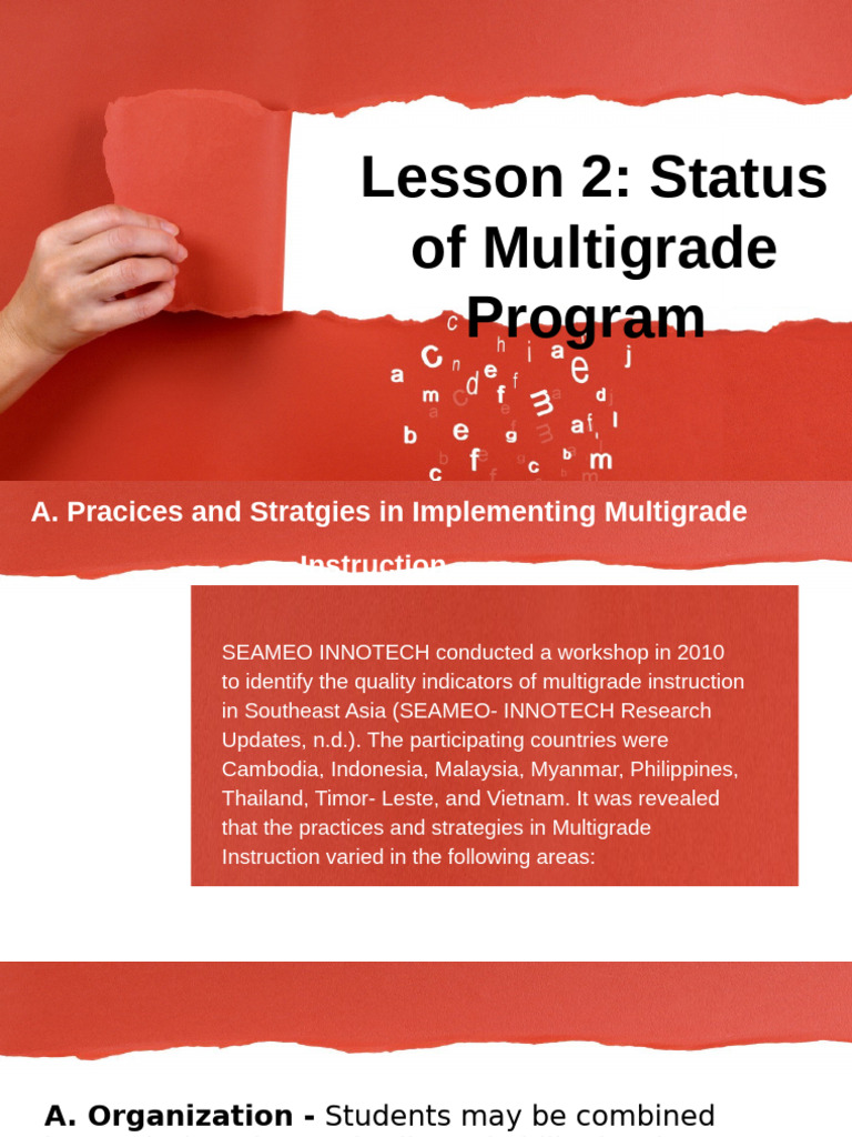 Multigrade Instruction Strategies in Asia | PDF | Teachers | Curriculum
