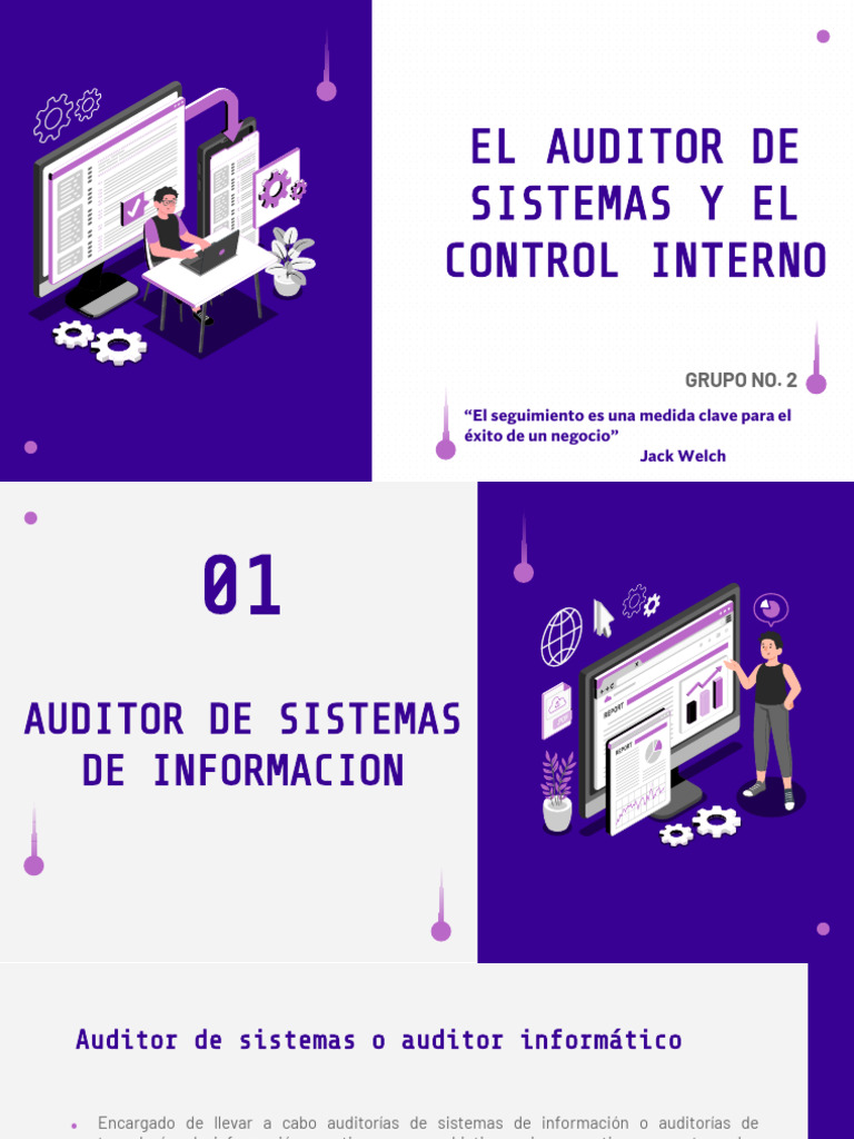 Presentación El Auditor de Sistemas y El Control Interno | PDF ...