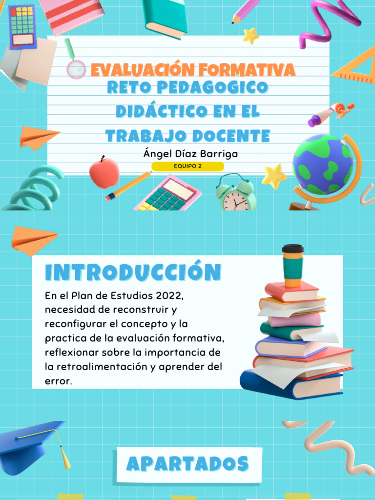 Evaluación Formativa en el Aula Docente | PDF | Plan de estudios ...
