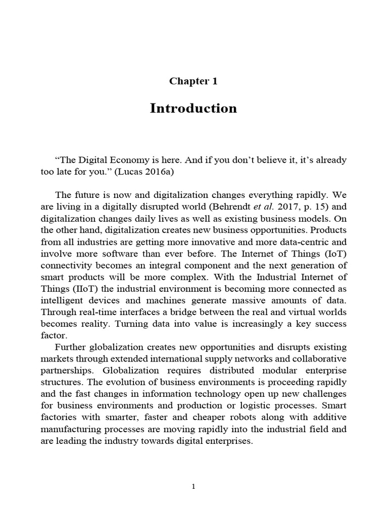 Digital Transformation in Industry 4.0 | PDF | Internet Of Things ...
