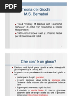 Teoria dei Giochi
