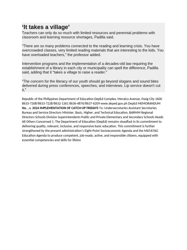 Reading Presentation Pdf