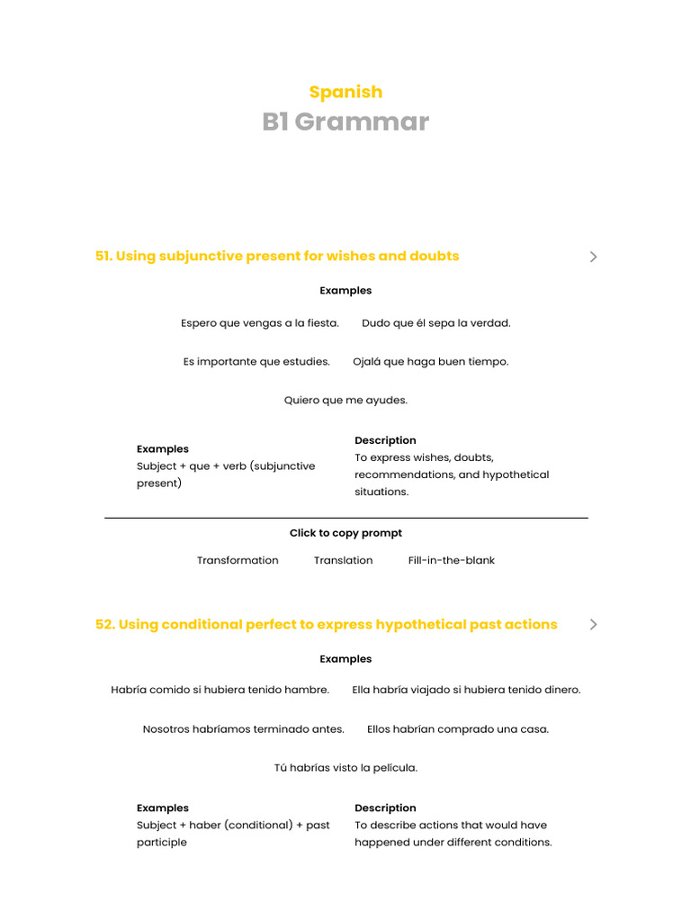 B1 Grammar - Teacher AI - Unlimited Foreign Language Conversation ...
