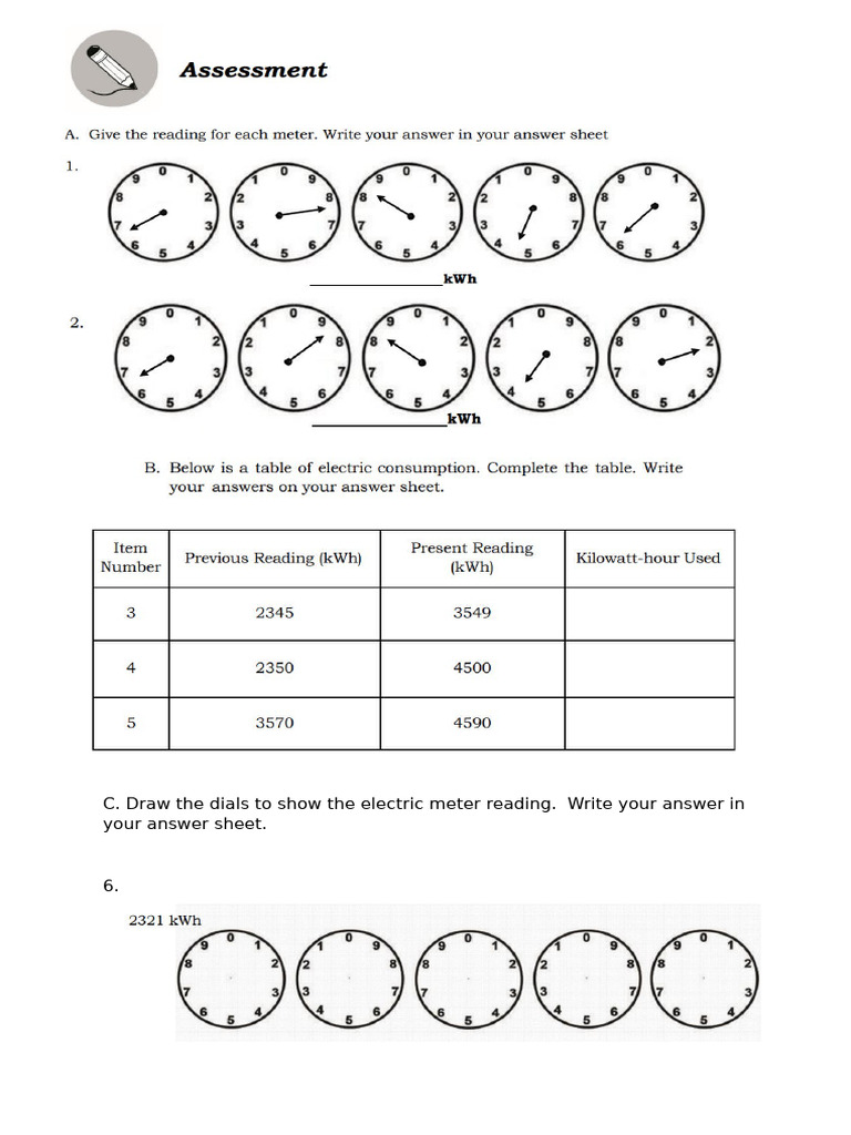 How to Read Electric Meters Guide | PDF