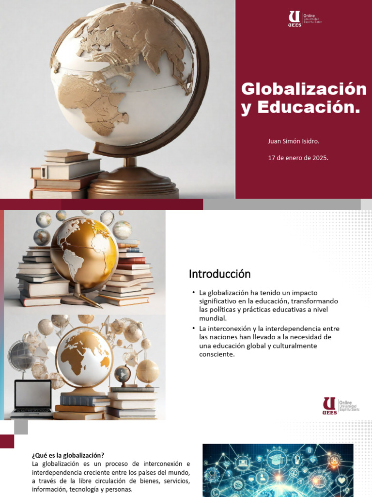 Sesión 1 - Globalización y Educación | PDF | Globalización | Plan de ...