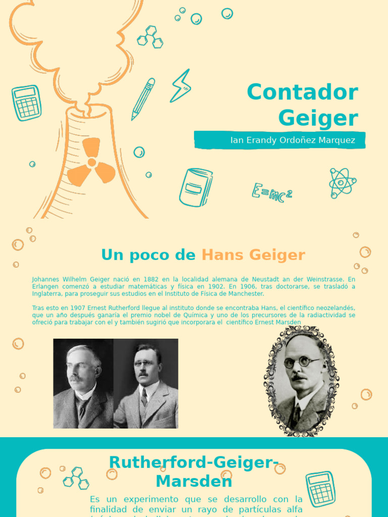 Medidor Geiger-Muller | PDF | Ciencias fisicas | Fenomeno fisico