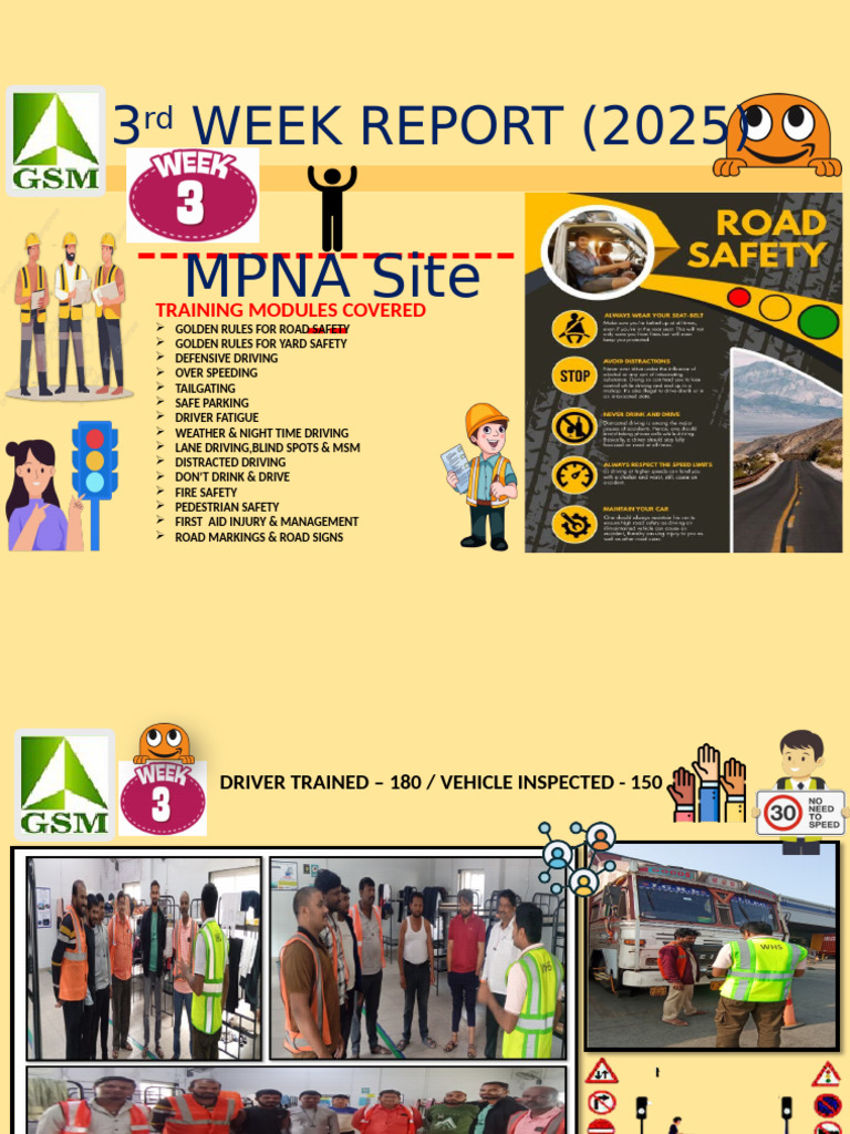 MPNA 2025 Week 3 Safety Training Report | PDF