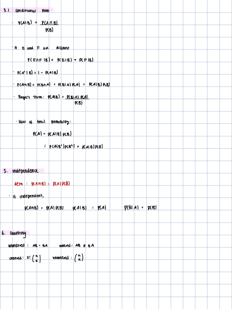 Probability Formulas and Concepts | PDF | Poisson Distribution ...