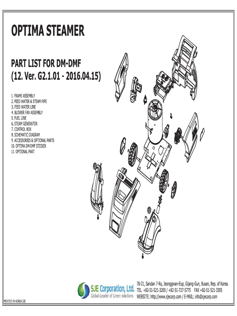 Parts List for Optima Chassis Assembly | PDF | Manufactured Goods ...