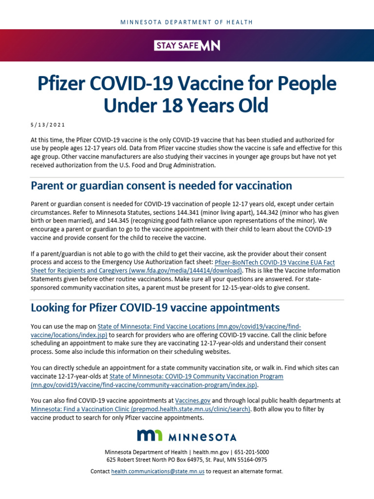 pfizerages | PDF | Vaccination | Health Sciences