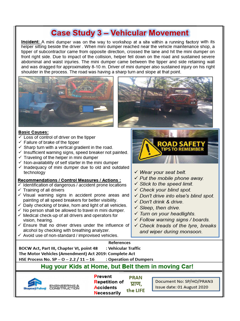 PRAN- Case Study 03 | PDF | Traffic Collision | Transport