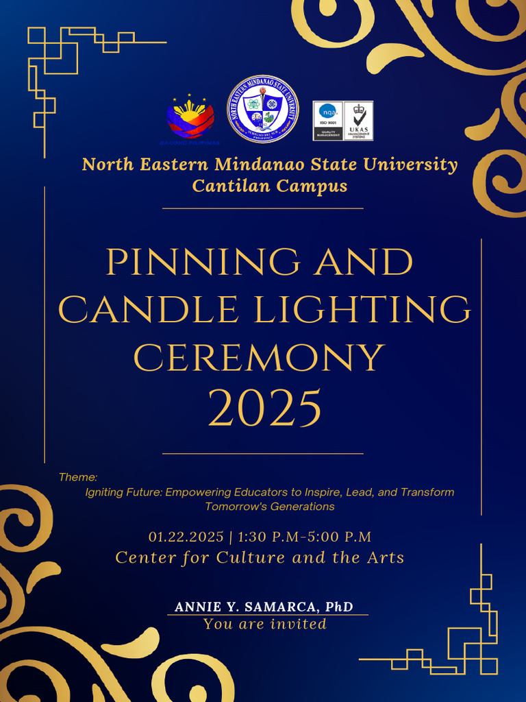 Pinning and Candle Lighting Ceremony 2025 | PDF