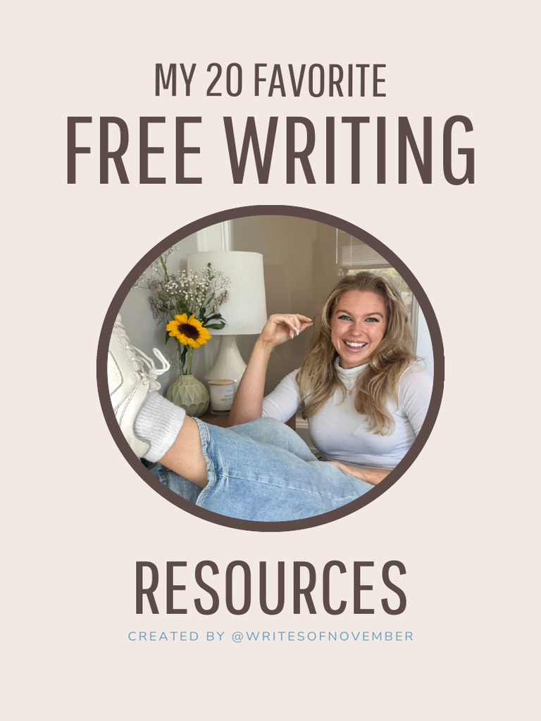 20 Free Resources for Aspiring Writers | PDF