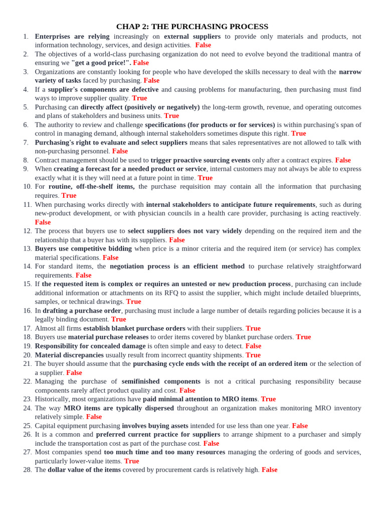 Understanding the Purchasing Process | PDF | Supply Chain | Procurement