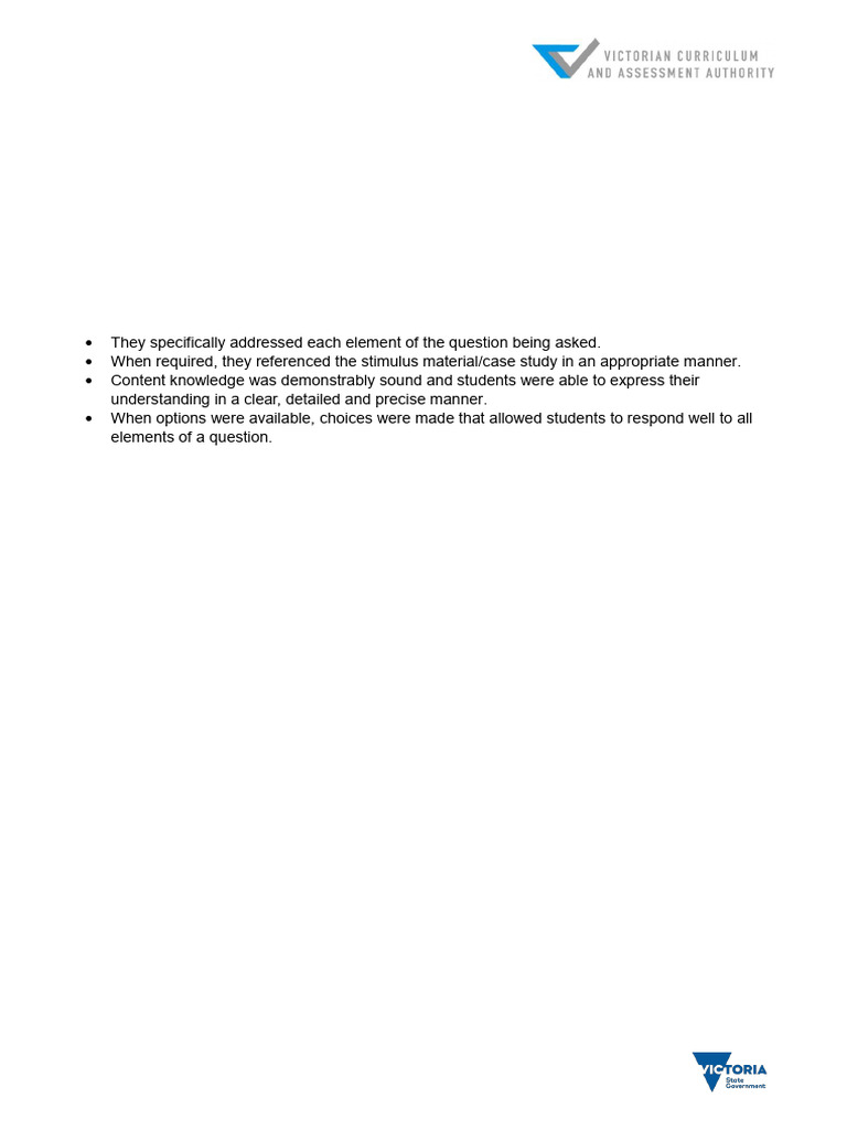 2018 VCE Business Management Report | PDF | Corporate Social ...