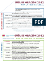 Guía Oración Marzo 2012