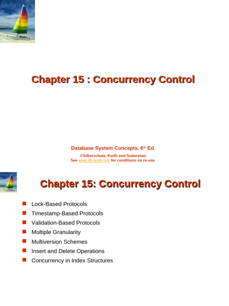 Concurrency Control in Database Systems | PDF | Database Transaction ...