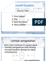 MEMAHAMI MICROSOFT EQUATION